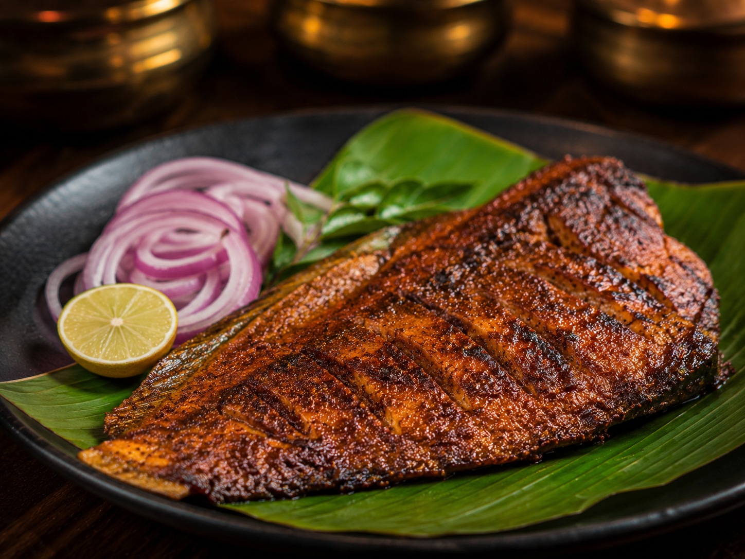 Fish Fry — Fresh fish marinated in coastal spices and fried crisp, Kerala's classic bite.